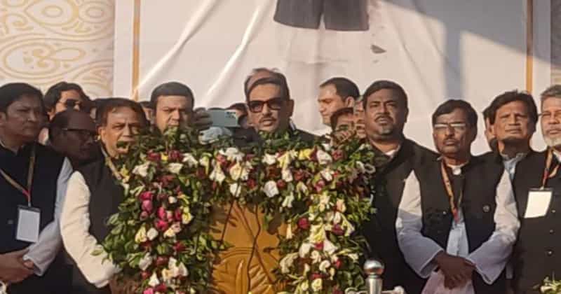 টাঙ্গাইলে আওয়ামী লীগের ত্রিবার্ষিকী সম্মেলনে সম্মেলনে কথা বলছেন সাধারণ সম্পাদক ওবায়দুল কাদের