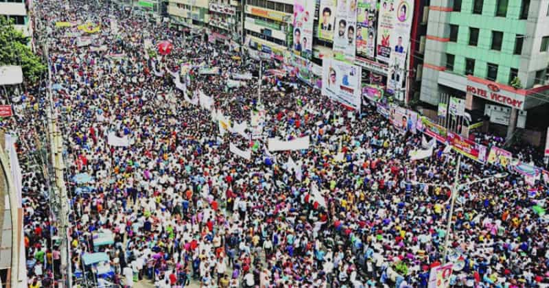 ২০১৮ সালে দলের ৪০তম প্রতিষ্ঠাবার্ষিকী উপলক্ষে নয়াপল্টনে বিএনপির সমাবেশ